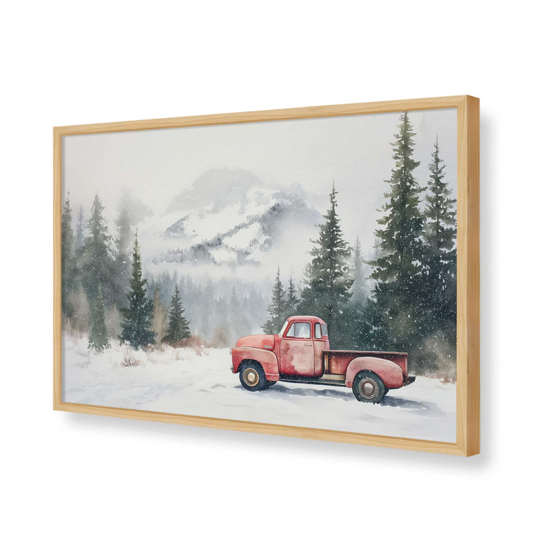 Impression d'art Frosted Haul, Érable américain, 11 po x 14 po