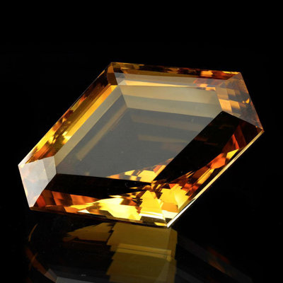 279.7 Carat Trapezoid Cut Citrine From Brazil