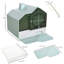 Hooded Cat Litter Box with Kitty Litter Mat