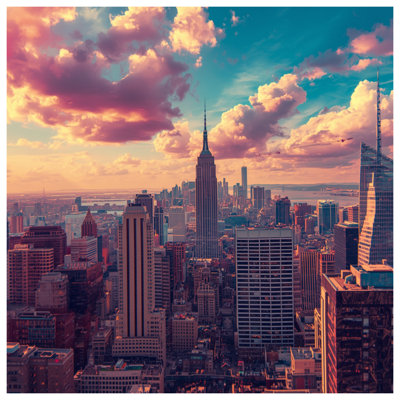 New York City Skyline Bath Mat