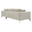 Riviera 4 Seater Corner Sofa, Fabric, 286cm Modern L-Shaped with Metal Legs-138465302-144078391