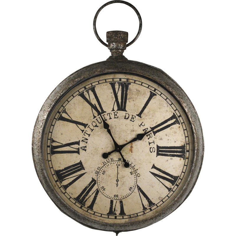 Metal Analog Wall Clock
