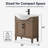 Arlowene 30'' Single Bathroom Vanity with Ceramic Top-906677460-882071038