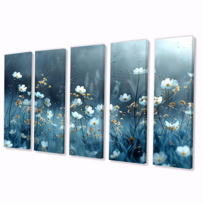 Bibeau - Wildflowers Canvas Art Set, 28" H x  60" W