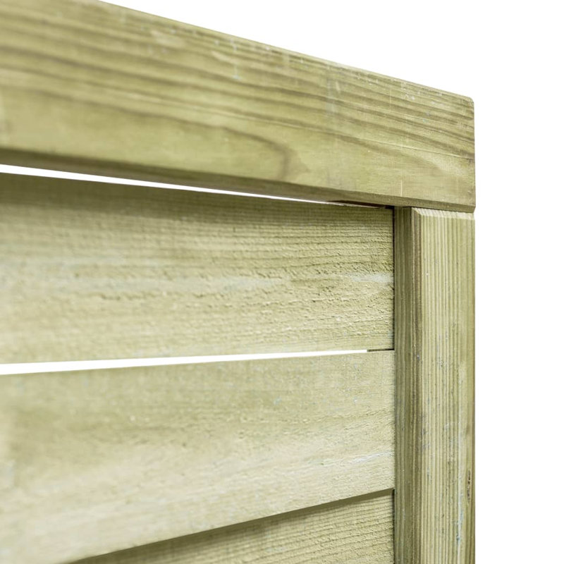 Hildeburg 124.9934cm H x 99.9998cm W Green Wood Gate