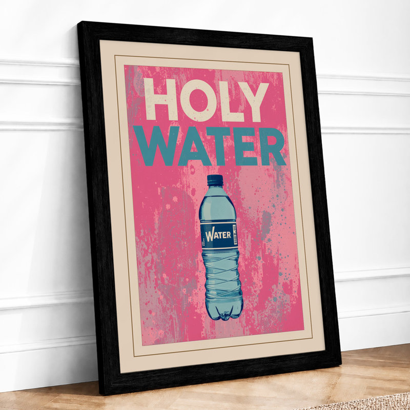 Holy Water Modern - Print, Black, A3 - 42.0 x 29.7 cm