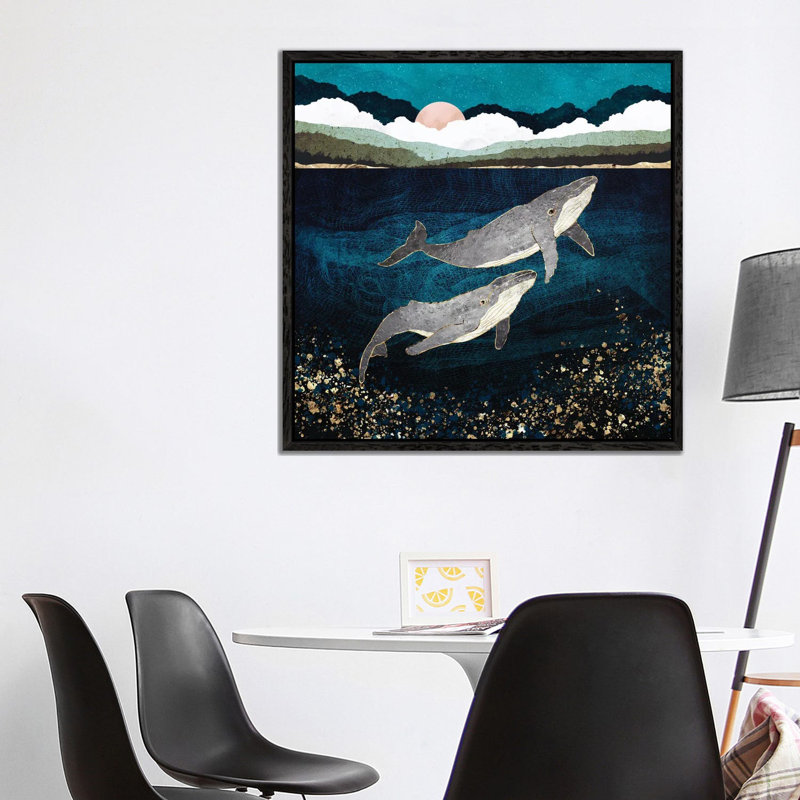 Bond VI - Print on Canvas, Black Framed, 93.98 cm H x 93.98 cm W