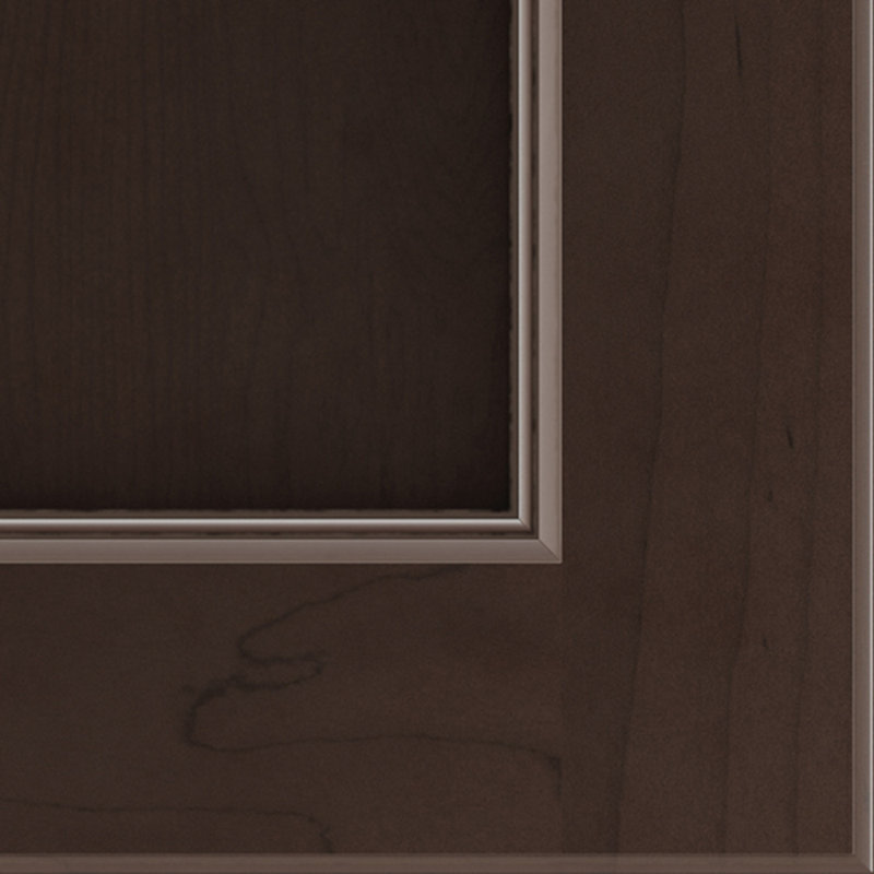 Dwelling Foundations Claredon Door Sample, Maple, Toasted Spice w/Stone Glaze