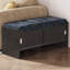 Polyester Upholstered Storage Bench