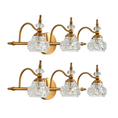 Éclairage pour meuble-lavabo 3 lumières Janila