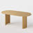 67" Double Pedestal Soild Wood Dining Table Oval Kitchen Table-277696759