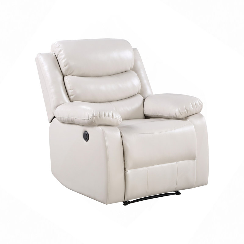 Fauteuil inclinable souple, fauteuil inclinable électrique en cuir synthétique