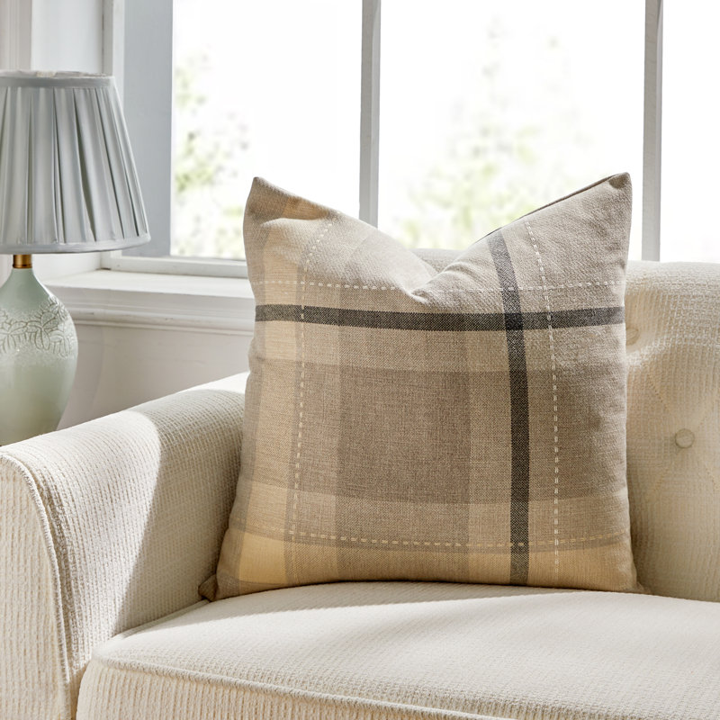 Coussin Manhattan, Gris, Housse de coussin seulement - sans coussin