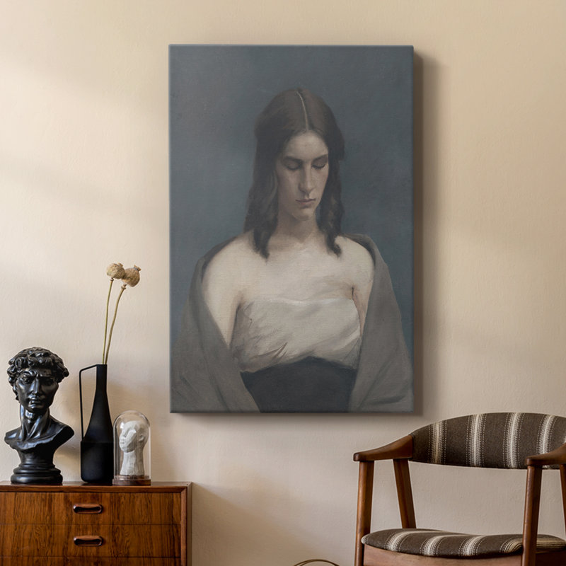 Reproduction de portrait rétro XLVII - galerie Cavas sur mesure, H 12 po x l 8 po