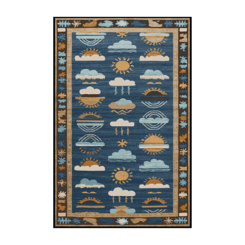  Tapis bord de mer lavable, Tapis de couloir 2 pi x 5 pi