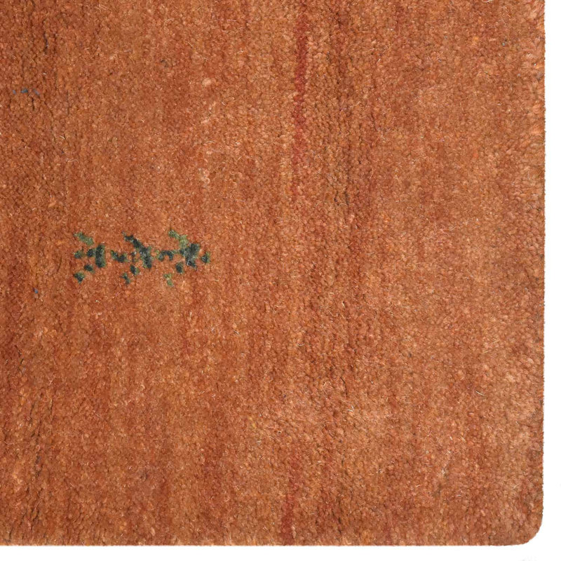 Tapis écologiques en laine nouée à la main de style tissé à la main Manns, Rectangle 5 pi x 8 pi