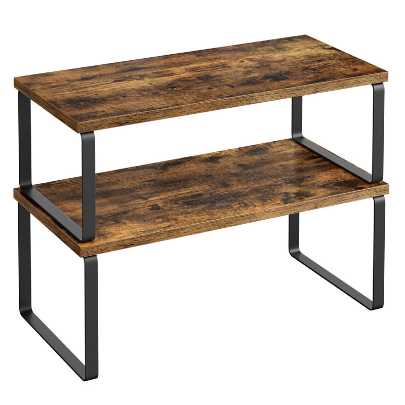 Ensemble de 2 organisateurs de tablettes extensibles, comptoir de cuisine et support à épices pour garde-manger et armoire