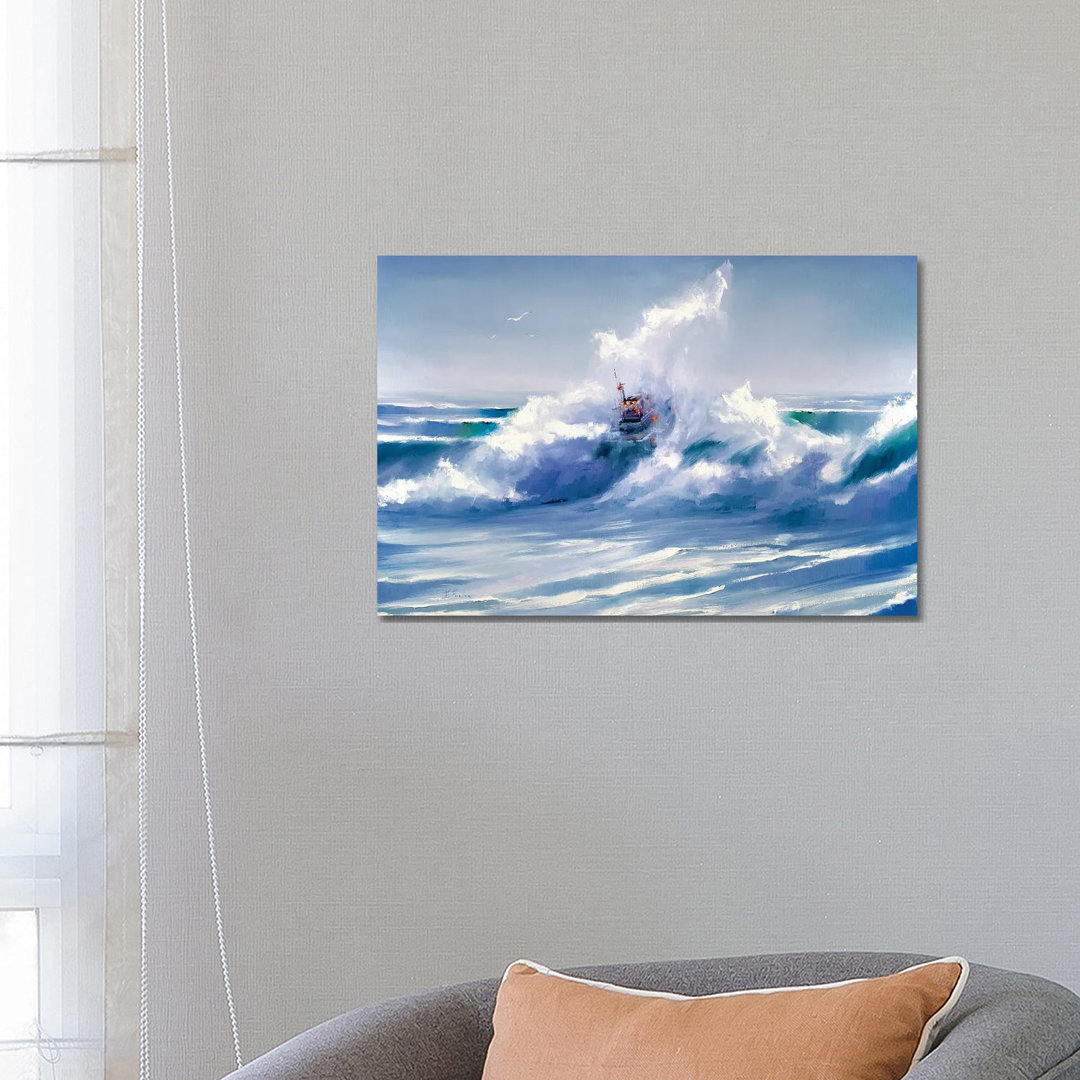 Through The Wave von Bozhena Fuchs - Galerie- Giclée auf Leinwand