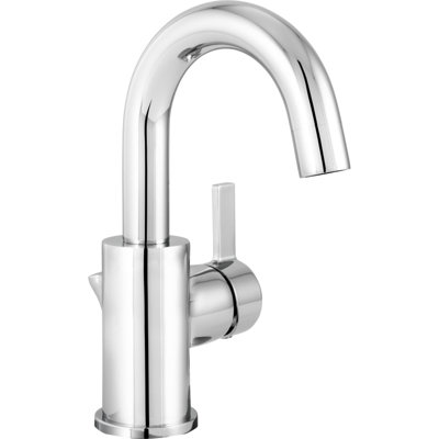 Single-Hole Bathroom Faucet with Drain Assembly