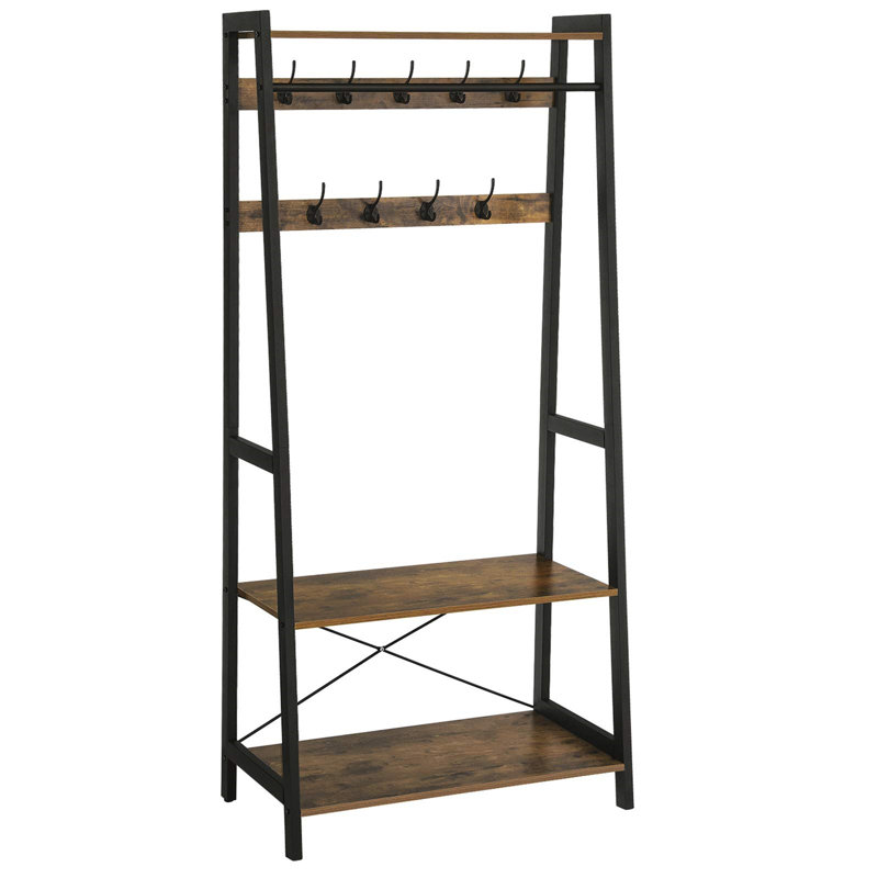 Alsen Hall Tree 76cm Wide with Shoe Storage