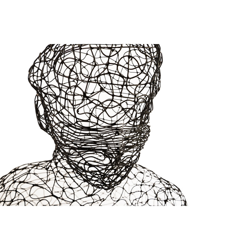 Crazy Wire Metal Garden Statue