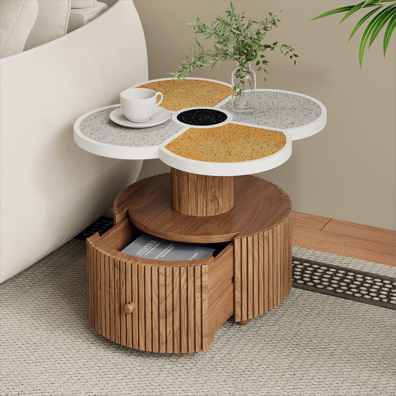 Table d'appoint Svala Modern Scandinavian, Blanc