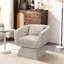 Fauteuil d'appoint pivotant en chenille moderne-689267909-694370555