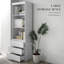 Allexandra 180cm H x 60cm W Particle Board Standard Bookcase-1419677112