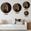 Coloré, cheval amérindien coloré V - Art mural moderne en bois - bois de pin naturel-87049715