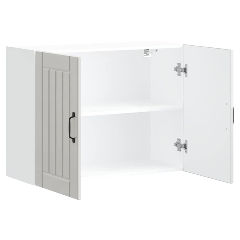 Standard Wall Cabinet, high gloss white, 60cm H x 80cm W x 31cm D