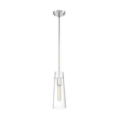 Luminaire suspendu cylindrique 1 lumière Gallen