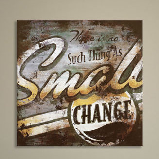 Small Change by Rodney White - Wrapped Canvas Print, 122 cm H x 122 cm W x 4 cm D