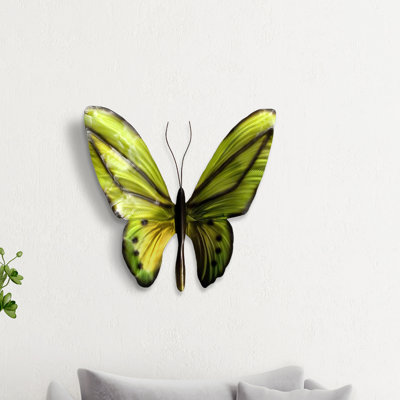 Décoration murale papillon en métal aquarium mural birdwing