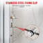70*185*0.6cm, Silver Frameless Walk-In Shower Enclosure with Glass Shelf