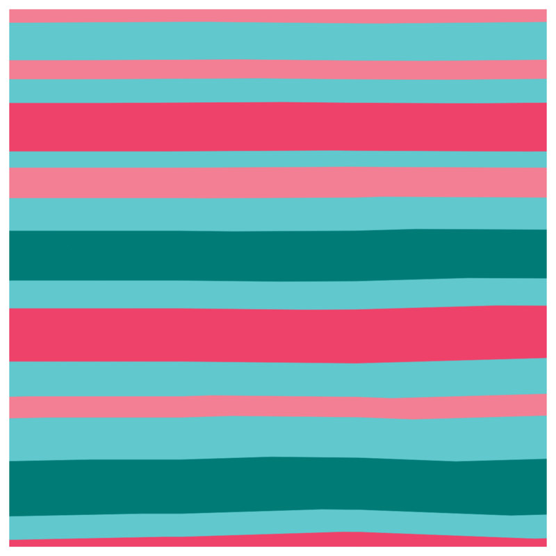 Blue Pink Stripes Comforter, King
