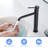 Modern Single Handle Black Faucet Stainless Steel Luxury Bathroom Décor