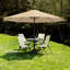 1 parasol de marché de 132 po avec lève-manivelle et contrepoids inclus-96070426