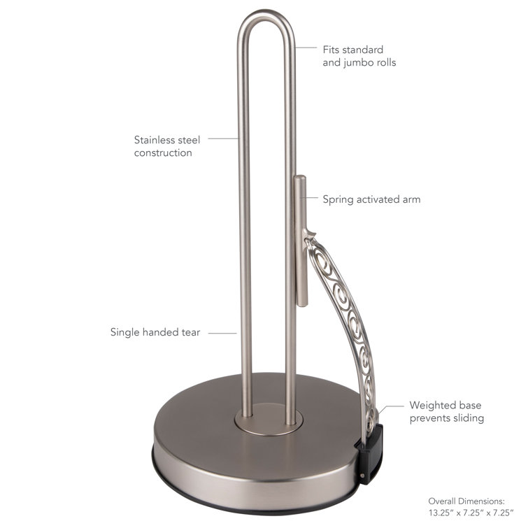 OXO Spring Arm Paper Towel Holder + Reviews | Crate & Barrel