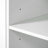 Kitchen Island with Drop Leaf, Power Outlet,4 Door Shelves-1245098152