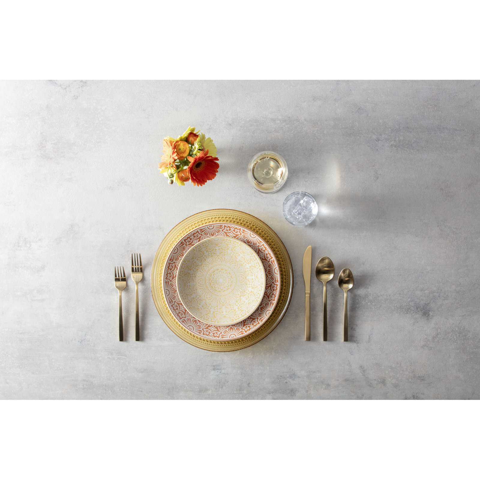 13" Dinner Plate, Amber