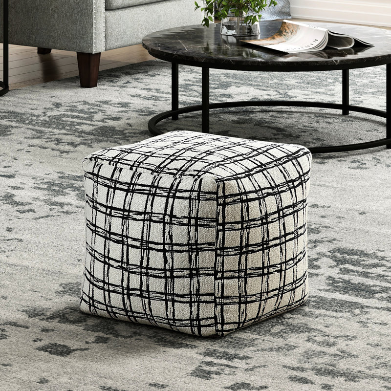 Fauteuil en tissu 16 po x 16 po x 16 po