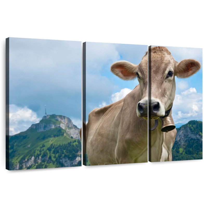 Brampt Proud Swiss Cow, 24" H x 38" W