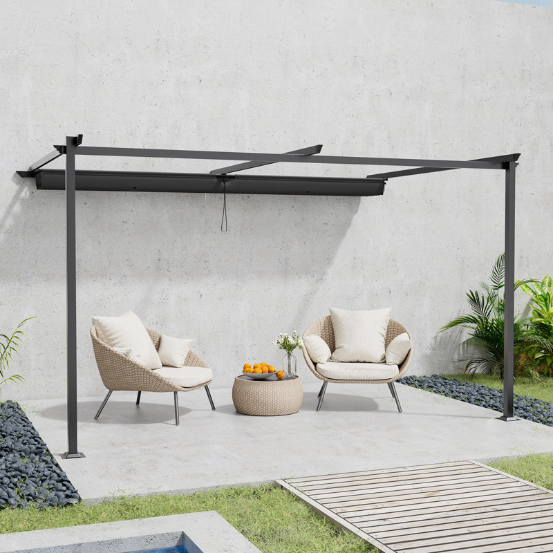 Metal Pergola, 230cm H x 300 W x 300cm D