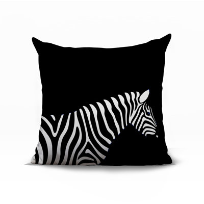 Hala Zebra Reversible Indoor/Outdoor Square Pillow