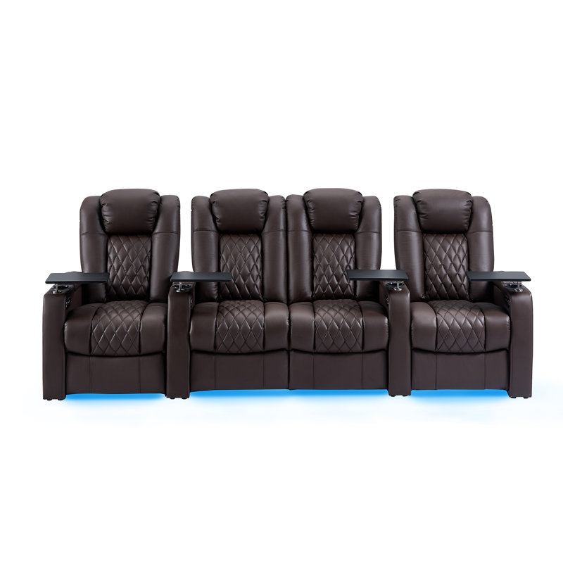 Fauteuil de cinéma inclinable Power Zero Gravity, Brun