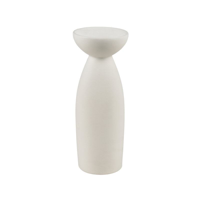 Vase Vickers - blanc moyen, H 11 po x l 4 po x P 4 po