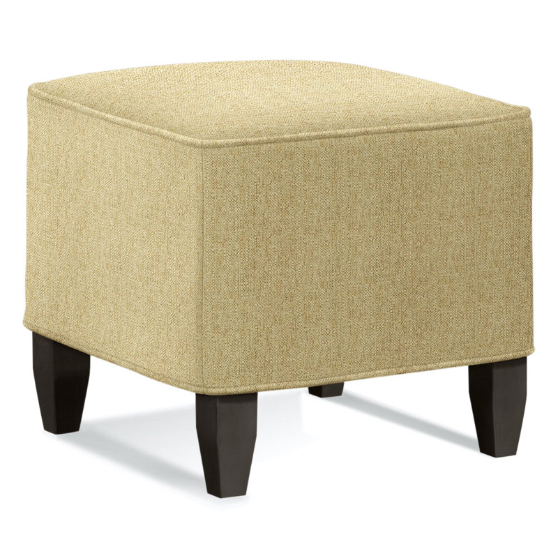 Brooklyn Upholstered Ottoman, Beige Sugar Performance Polypropylene/Olefin, Truffle