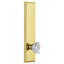 Grandeur Carré Tall Plate Privacy with Chambord Crystal Door Knob-1547857673-1547857668-1595666258