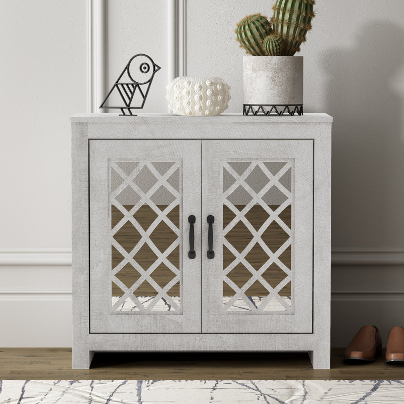 Armoire à chaussures 2 portes Perrault, Chêne gris cendré