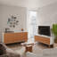 Ensemble de meubles de salon 2 pièces avec meuble télé 3 portes et buffet 4 portes-130451860